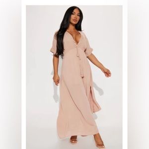 tan summer dress . never worn